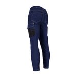 Casa si Gradina - Constructii - Echipamente de lucru - Imbracaminte protectia muncii - Pantaloni de lucru dama, talie flexibila, denim elastic cu intarituri Cordura, Jeans-L727 Albastru 44 - Infinity.ro