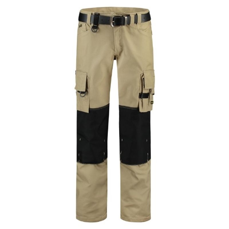 Casa si Gradina - Constructii - Echipamente de lucru - Imbracaminte protectia muncii - Pantaloni de lucru unisex, Cordura Canvas Work Pants T61, Malfini 48 Kaki - Infinity.ro