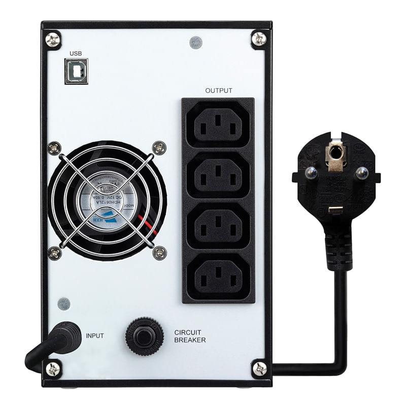 Casa si Gradina - Electrice - Accesorii electrice - Stabilizatoare tensiune si ups - UPS Tecnoware EVO DSP PLUS 800, 800VA/720W, 4 x IEC C14 - Infinity.ro