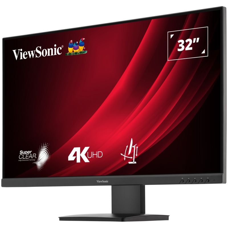 PC, gaming si accesorii - Desktop PC & monitoare - Monitoare - Monitor LED VA ViewSonic VG3208-4K 32", 4K UHD (3840x2160), 60Hz, 4ms, HDR10, 2x HDMI, DisplayPort, negru - Infinity.ro