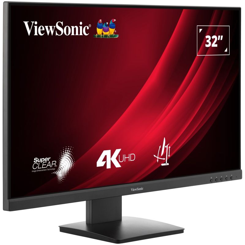 PC, gaming si accesorii - Desktop PC & monitoare - Monitoare - Monitor LED VA ViewSonic VG3208-4K 32", 4K UHD (3840x2160), 60Hz, 4ms, HDR10, 2x HDMI, DisplayPort, negru - Infinity.ro