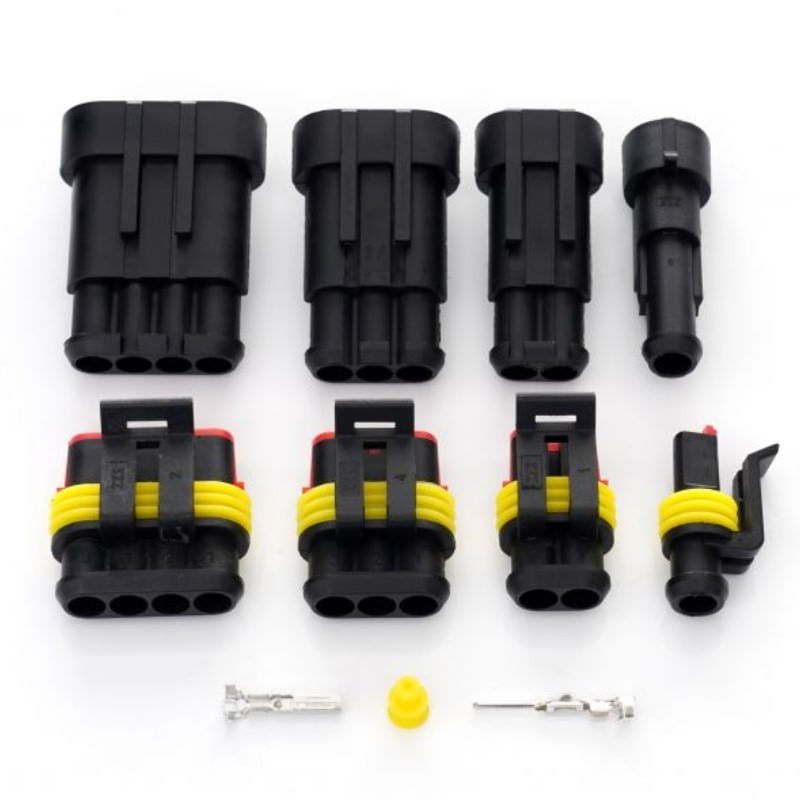 Auto si Moto - Moto - Accesorii moto si consumabile - Set conectori ermetici, 352 buc, KD10480, Kraft&Dele - Infinity.ro