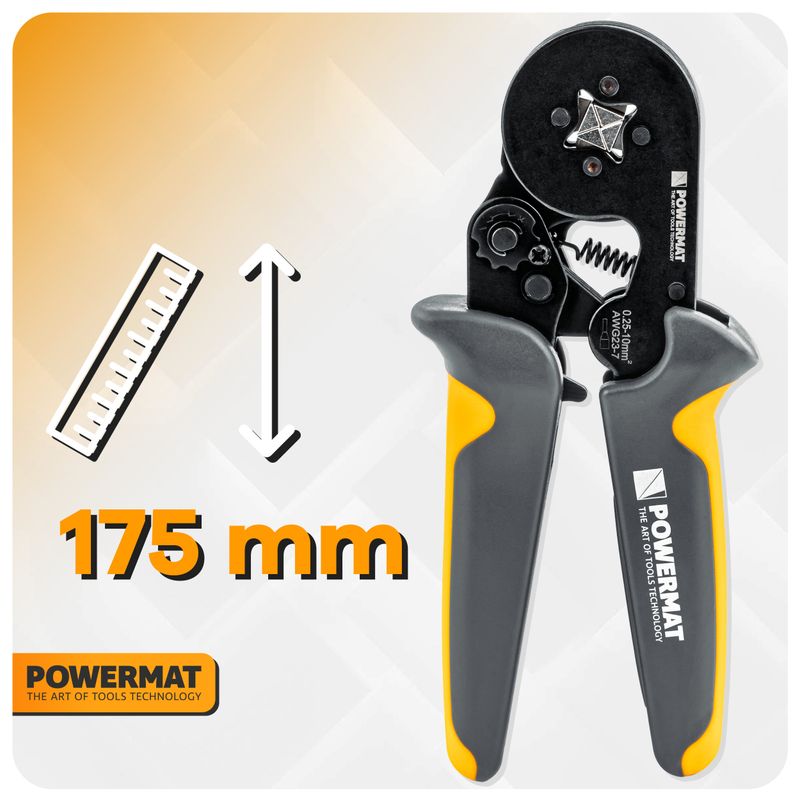 Casa si Gradina - Constructii - Scule de mana si unelte - Clesti si patenti - Set cleste de sertizare cu mansoane, Powermat, 1200 mansoane, PM1408 - Infinity.ro