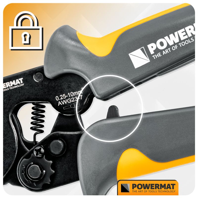 Casa si Gradina - Constructii - Scule de mana si unelte - Clesti si patenti - Set cleste de sertizare cu mansoane, Powermat, 1200 mansoane, PM1408 - Infinity.ro