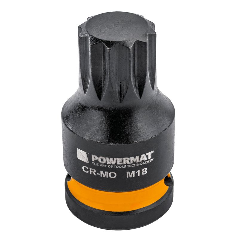 Casa si Gradina - Constructii - Scule de mana si unelte - Chei si truse chei - Set 6 bucati tubulare de impact, Powermat, capete spline 1/2", PM1381 - Infinity.ro