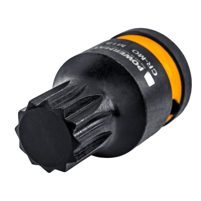 Casa si Gradina - Constructii - Scule de mana si unelte - Chei si truse chei - Set 6 bucati tubulare de impact, Powermat, capete spline 1/2", PM1381 - Infinity.ro