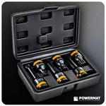 Casa si Gradina - Constructii - Scule de mana si unelte - Chei si truse chei - Set 6 bucati tubulare de impact, Powermat, capete spline 1/2", PM1381 - Infinity.ro