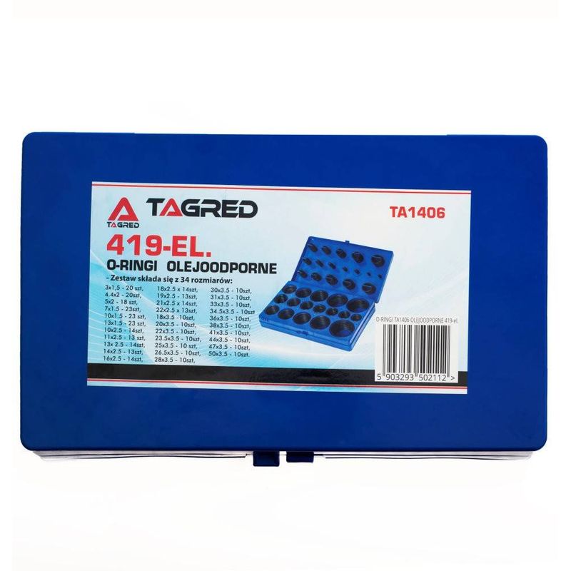 Auto si Moto - Moto - Accesorii moto si consumabile - Set 419 buc de garnituri din cauciuc rezistente la ulei Tagred-TA1406 - Infinity.ro