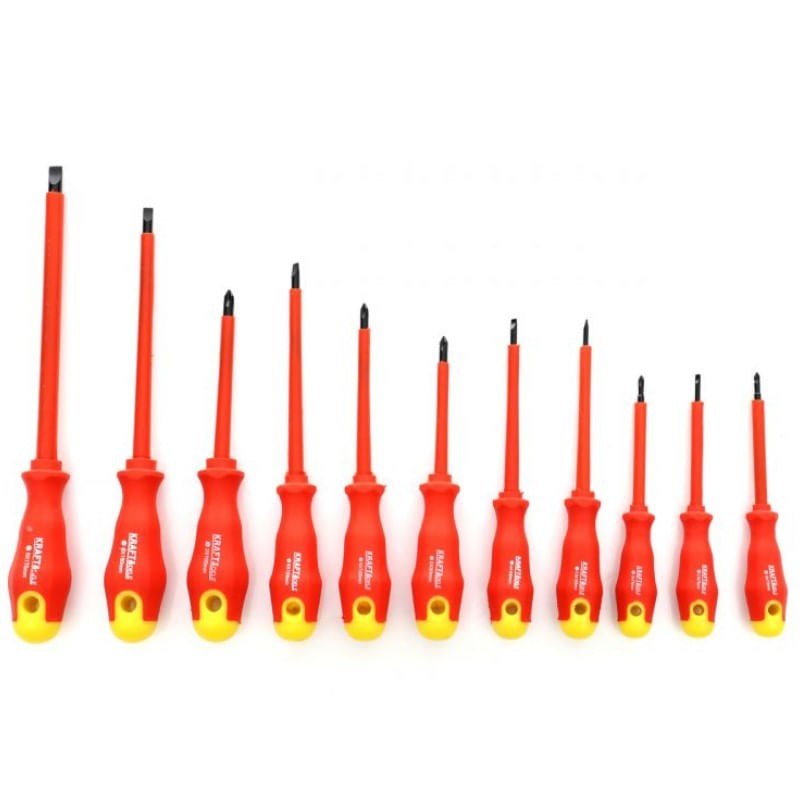 Casa si Gradina - Constructii - Scule de mana si unelte - Surubelnite - Set 11 surubelnite, Kraft&Dele KD10333, izolate - Infinity.ro