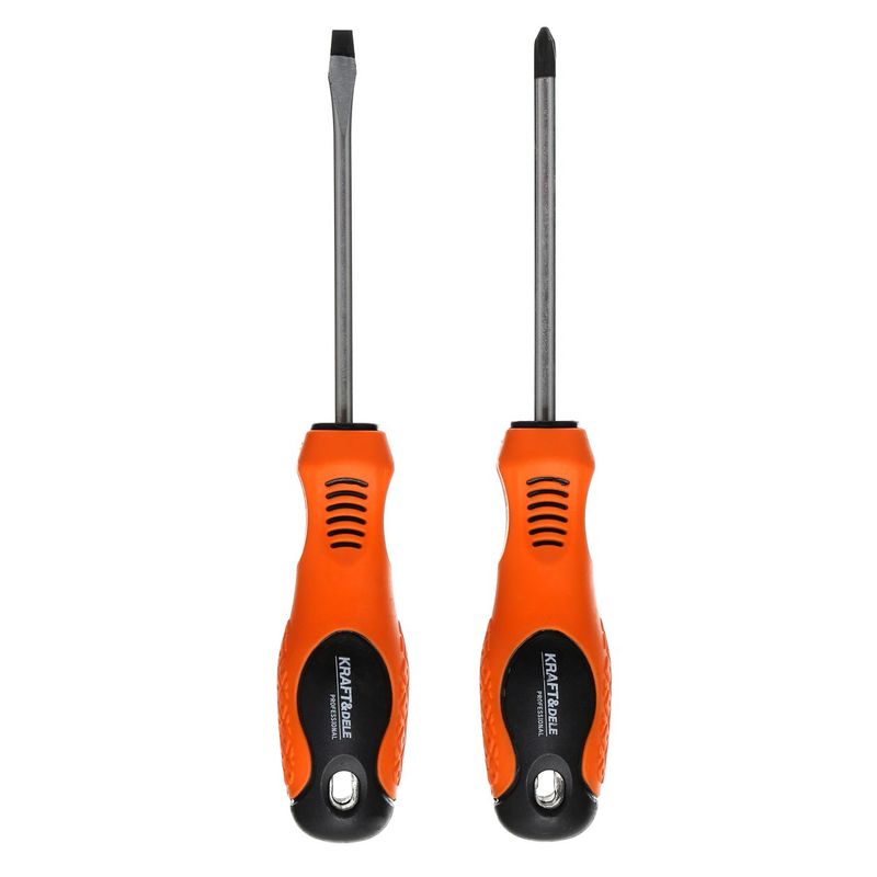 Casa si Gradina - Constructii - Scule de mana si unelte - Surubelnite - Set de surubelnite, Kraft&Dele, KD10913, 8 buc, plate + cruce - Infinity.ro