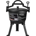 Sport si Outdoor - Camping - Corturi camping - Cazan de vanatoare 4L, Kraft&Dele, din fonta, KD4185 - Infinity.ro