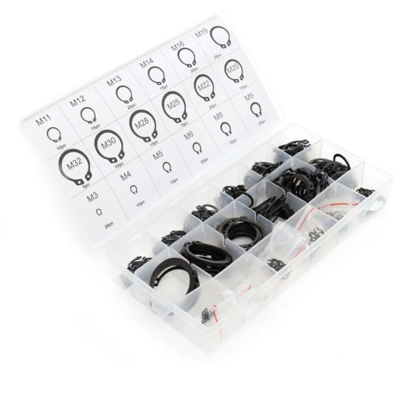 Auto si Moto - Moto - Accesorii moto si consumabile - Set 300 sigurante tip inel alezaj Seeger, Kraft&Dele, KD10510 - Infinity.ro