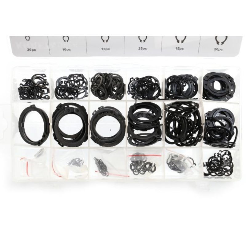 Auto si Moto - Moto - Accesorii moto si consumabile - Set 300 sigurante tip inel alezaj Seeger, Kraft&Dele, KD10510 - Infinity.ro