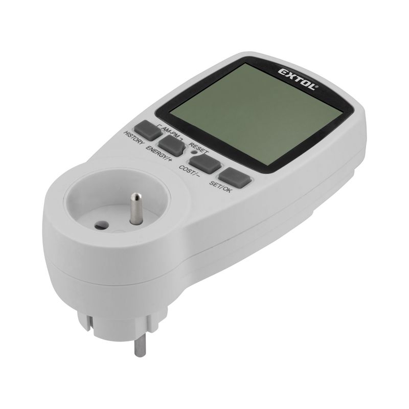 Casa si Gradina - Constructii - Scule electrice si accesorii - Aparate de masura - Priza cu contor digital, EXTOL PREMIUM, 8831260, KW, kWh - Infinity.ro