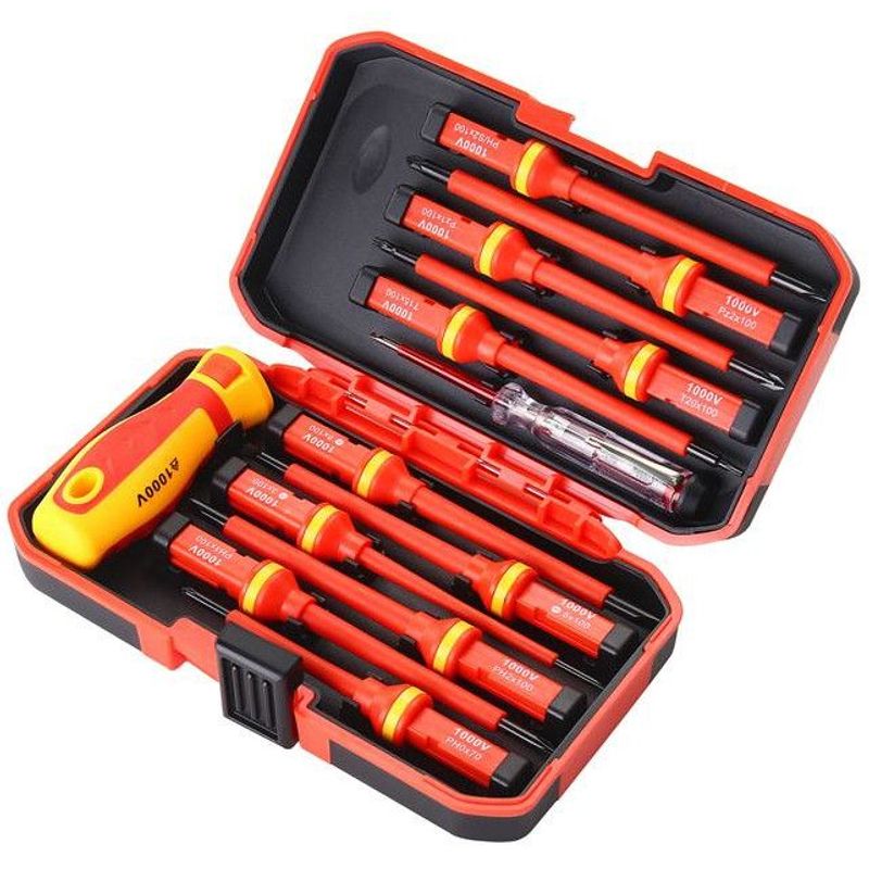 Casa si Gradina - Constructii - Scule de mana si unelte - Surubelnite - Surubelnite Izolate 14buc., Kraft&Dele, KD5972 - Infinity.ro