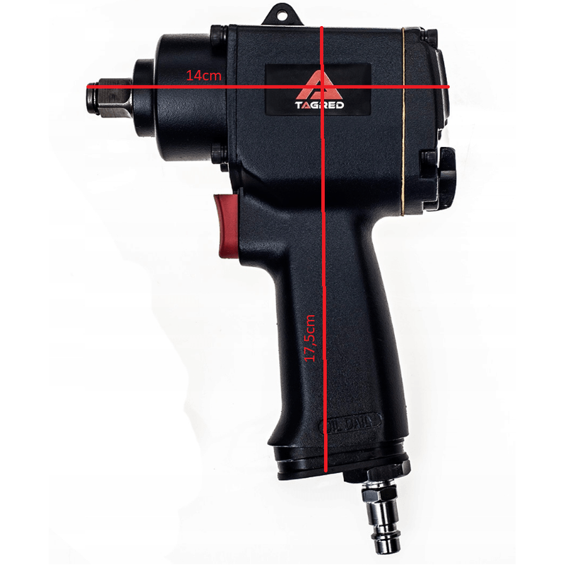 Casa si Gradina - Constructii - Scule profesionale - Scule pneumatice - Cheie pneumatica TAGRED de impact 1/2"-TA801 - Infinity.ro