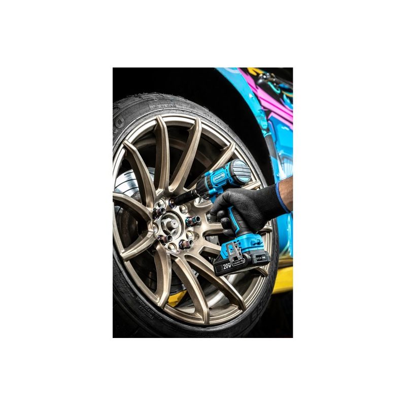 Casa si Gradina - Constructii - Scule profesionale - Scule pneumatice - Cheie impact electrica 400Nm fara fir Brushless 20V 2.0Ah HT2E200 - Infinity.ro