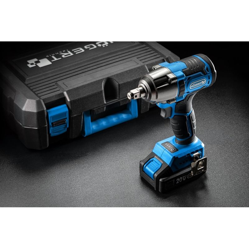 Casa si Gradina - Constructii - Scule profesionale - Scule pneumatice - Cheie impact electrica 400Nm fara fir Brushless 20V 2.0Ah HT2E200 - Infinity.ro