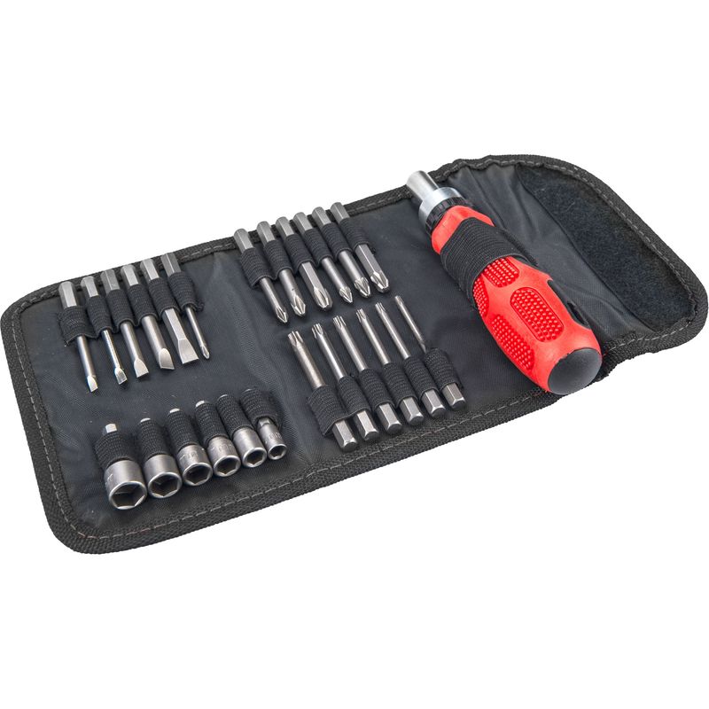 Casa si Gradina - Constructii - Scule de mana si unelte - Surubelnite - Set surubelnite 25pcs + pouch, EXTOL PREMIUM, 8819155, 65mm, HEX 5-10mm - Infinity.ro