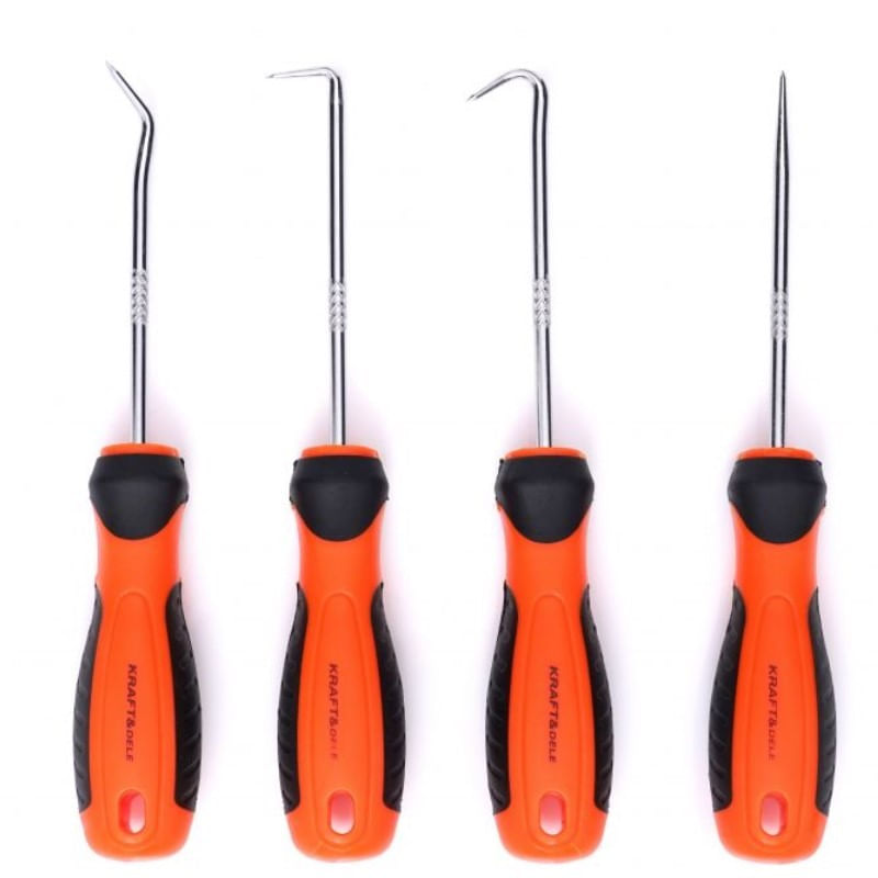 Casa si Gradina - Constructii - Scule de mana si unelte - Surubelnite - Set carlige, Kraft&Dele KD10959, 9 piese, diverse forme - Infinity.ro