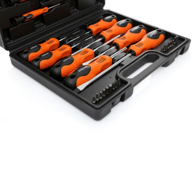 Casa si Gradina - Constructii - Scule de mana si unelte - Surubelnite - Set surubelite si biti, Kraft&Dele KD10902, 32 elemente - Infinity.ro