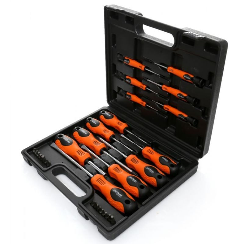 Casa si Gradina - Constructii - Scule de mana si unelte - Surubelnite - Set surubelite si biti, Kraft&Dele KD10902, 32 elemente - Infinity.ro