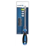 Casa si Gradina - Constructii - Scule de mana si unelte - Surubelnite - Surubelnita, Hogert HT1S090, cu varf flexibil, 8 capete interschimbabile - Infinity.ro