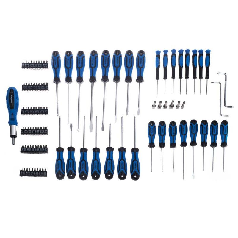 Casa si Gradina - Constructii - Scule de mana si unelte - Surubelnite - Set 100 piese, surubelnite, biti, chei, cu varfuri magnetice, TA1079, TAGRED - Infinity.ro