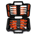Casa si Gradina - Constructii - Scule de mana si unelte - Surubelnite - Set surubelnite si biti, Kraft&Dele KD10903, torx, plate, cruce, 58 elemente - Infinity.ro