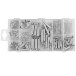 Casa si Gradina - Constructii - Feronerie si accesorii - Suruburi, dibluri si accesorii uz general - Set arcuri, Verke, V06718, 200 buc - Infinity.ro