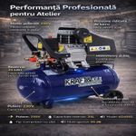 Casa si Gradina - Electrice - Echipamente electrice - Compresoare - Compresor pe ulei, Kraft&Dele, 24L, 2.8KW, KD4050 - Infinity.ro