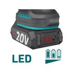 Casa si Gradina - Gradinarit si plante - Utilaje gradina - Fierastraie cu lant - Fierastrau cu lant o singura mana EXTOL INDUSTRIAL 8791922 20V lama 18 cm motor fara perii - Infinity.ro