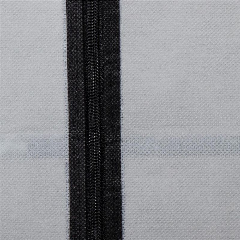 Casa si Gradina - Mobilier - Dulapuri si sifoniere - Dulapuri pantofi - Pantofar din material textil, portabil, cu rafturi, 60x28x168cm, gri - Infinity.ro