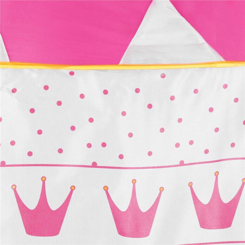 Casa si Gradina - Mobilier - Mobilier copii - Mobilier camera copiilor - Cort Castel de joaca pentru copii, pliabil, 100x140 cm, roz - Infinity.ro