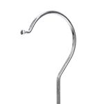 Casa si Gradina - Mobilier - Organizare si depozitare - Umerase si valeti - Set de 20 de umerase pentru haine, din velur, cu carlig rotativ, 45x23 cm, ecru - Infinity.ro