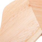 Casa si Gradina - Mobilier - Organizare si depozitare - Umerase si valeti - Set de 10 umerase din lemn cu carlig cromat rotativ, forma ergonomica, 43x21 cm, maro natur - Infinity.ro