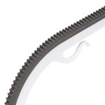 Casa si Gradina - Mobilier - Organizare si depozitare - Umerase si valeti - Set de 30 de umerase antiderapante pentru haine, din PE, cu carlig metalic rotativ, 41 cm, alb si gri - Infinity.ro