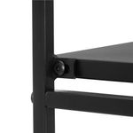 Casa si Gradina - Mobilier - Biblioteci si rafturi - Rafturi - Raft de perete cu 3 polite din MDF si cadru metalic, 58x21x50 cm, negru - Infinity.ro