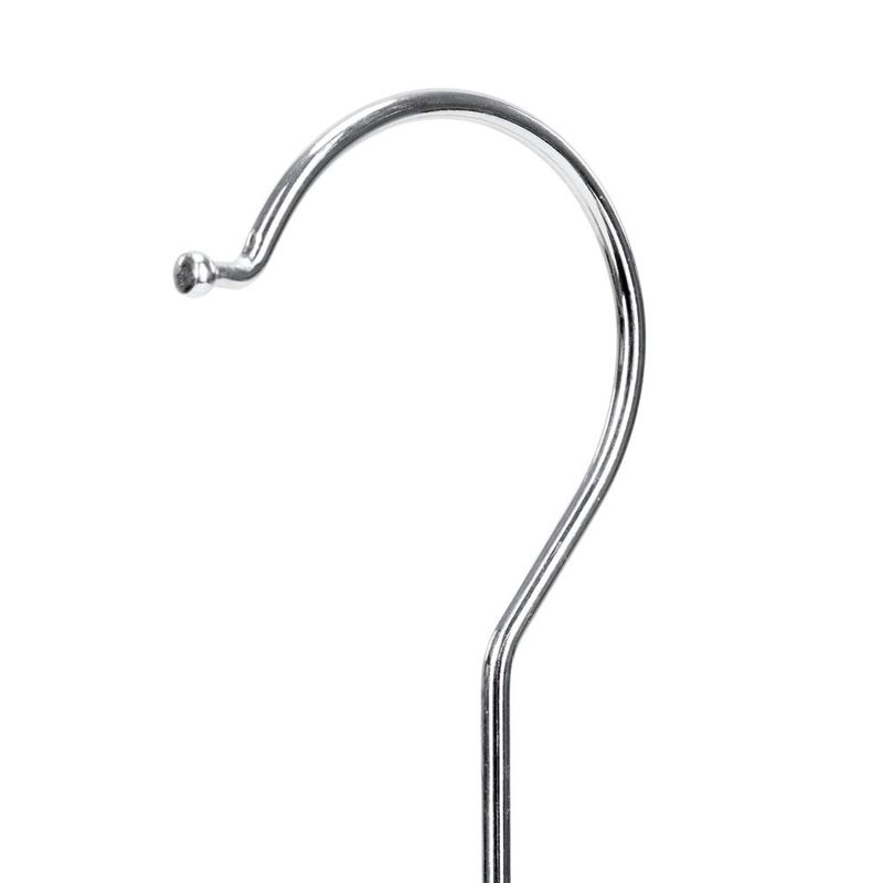 Casa si Gradina - Mobilier - Organizare si depozitare - Umerase si valeti - Set de 20 de umerase antiderapante pentru haine, din PE, cu carlig metalic rotativ, 41 cm, negru si gri - Infinity.ro