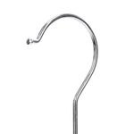 Casa si Gradina - Mobilier - Organizare si depozitare - Umerase si valeti - Set de 30 de umerase antiderapante pentru haine, din PE, cu carlig metalic rotativ, 41 cm, gri si negru - Infinity.ro