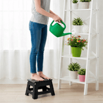 Sport si Outdoor - Camping - Mobilier pentru camping - Scaune camping - Scaun inaltator multifunctional tip scara, antiderapant, 22 cm, maxim 150 kg, negru - Infinity.ro