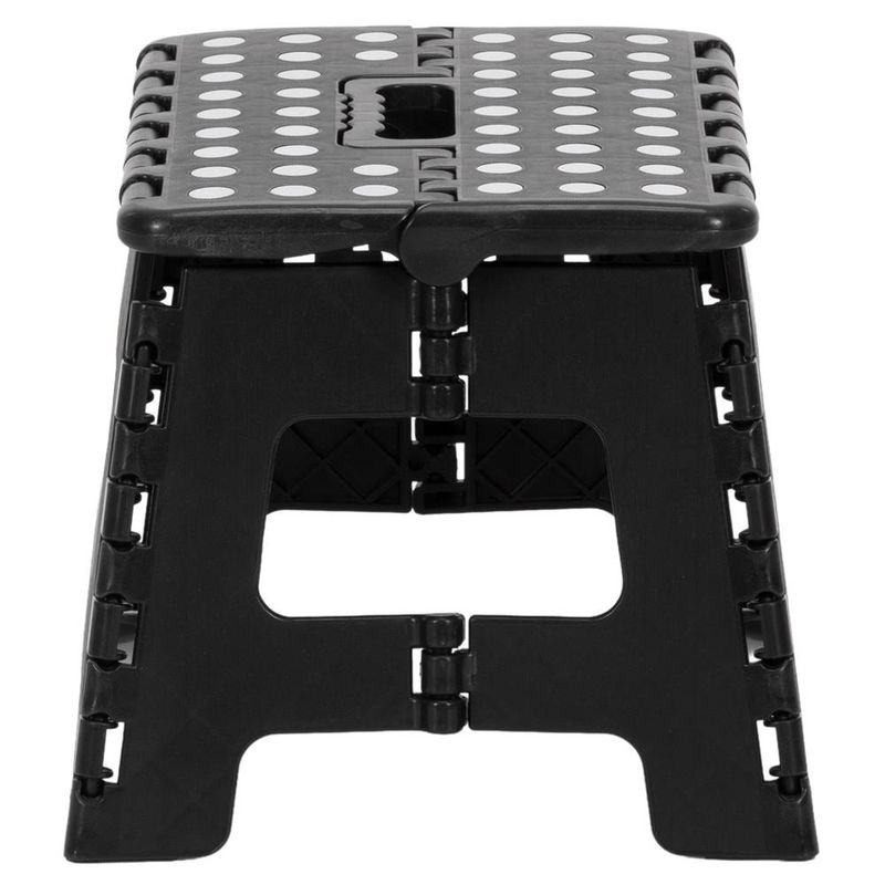 Sport si Outdoor - Camping - Mobilier pentru camping - Scaune camping - Scaun inaltator multifunctional tip scara, antiderapant, 22 cm, maxim 150 kg, negru - Infinity.ro