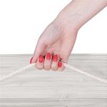 Market - Spalare si intretinere rufe - Uscatoare de rufe si accesorii - Cos pentru rufe din bambus, pliabil, cu 2 compartimente, volum 105 L, 63x52x33 cm, alb si gri inchis - Infinity.ro