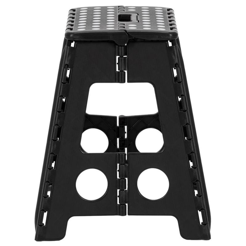 Sport si Outdoor - Camping - Mobilier pentru camping - Scaune camping - Scaun inaltator multifunctional tip scara, antiderapant, 39 cm, maxim 150 kg, negru - Infinity.ro