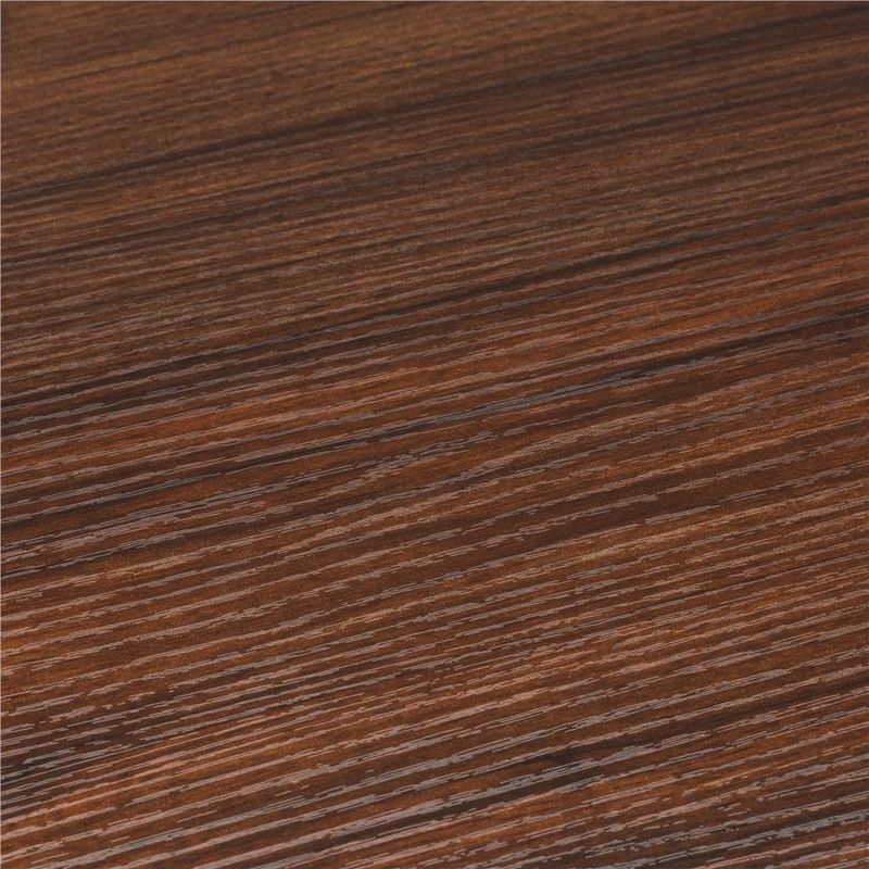 Casa si Gradina - Mobilier - Mese si birouri - Birouri - Birou reglabil pe inaltime cu rafturi si roti, blat din lemn si structura metalica, 80x40x76-86 cm, maro inchis - Infinity.ro