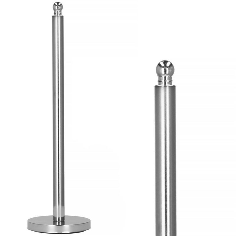 Casa si Gradina - Sanitare - Suporturi si accesorii baie - Accesorii baie - Suport hartie igienica tip tija, 51cm, argintiu cromat - Infinity.ro