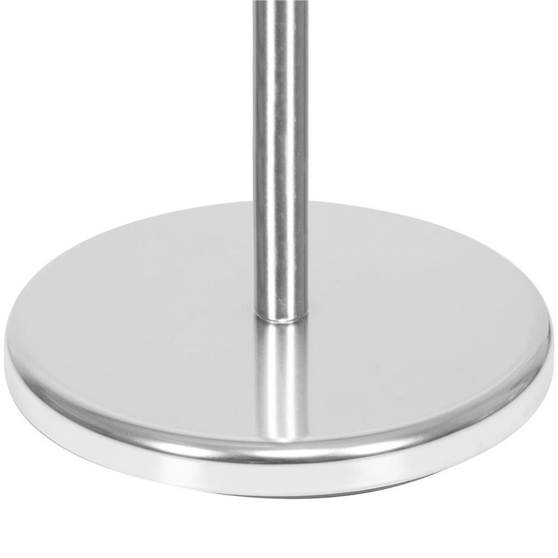 Casa si Gradina - Sanitare - Suporturi si accesorii baie - Accesorii baie - Suport hartie igienica 2 in 1 cu tija mobila, 68.5cm, argintiu - Infinity.ro