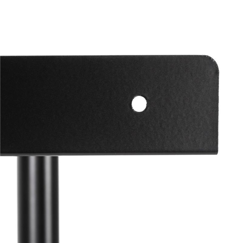 Casa si Gradina - Mobilier - Mobilier baie - Corpuri baie - Raft metalic pentru prosoape, structura cu finisaj mat, accesorii montaj incluse, 25x16x76 cm, negru - Infinity.ro