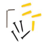 Casa si Gradina - Mobilier - Mobilier baie - Corpuri baie - Raft metalic pentru prosoape, structura cu finisaj mat, accesorii montaj incluse, 25x16x76 cm, negru - Infinity.ro