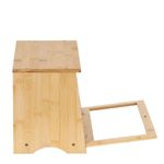 Casa si Gradina - Bucatarie si vesela - Organizare si depozitare bucatarie - Cutii alimentare - Cutie pentru paine din bambus cu fereastra transparenta, inchidere magnetica, 40x20x23 cm, bambus natural - Infinity.ro